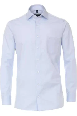 Casa Moda Comfort Fit Hemd Blau, Einfarbig