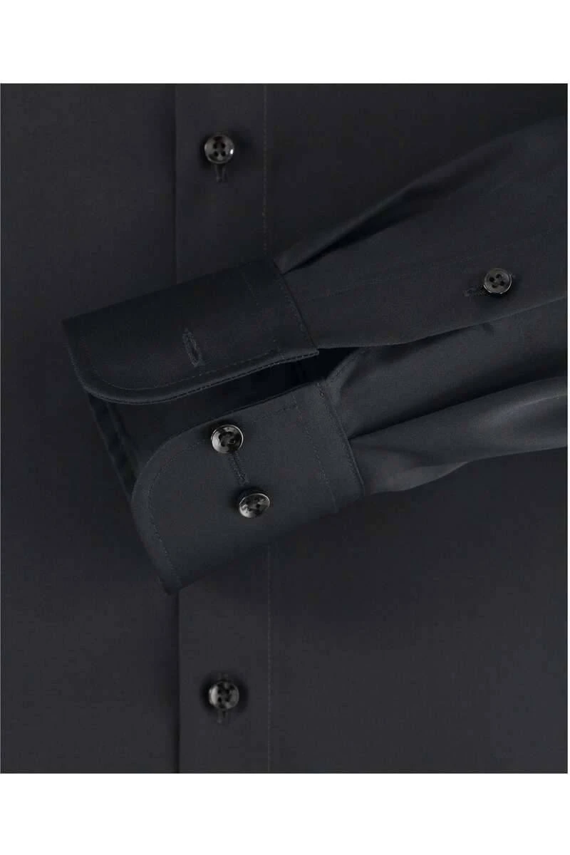 Casa Moda Comfort Fit Hemd Schwarz, Einfarbig 3 Casa Moda Comfort Fit Hemd Schwarz, Einfarbig – Bild 3