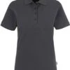 HAKRO 110 Regular Fit Damen Poloshirt Anthrazit, Einfarbig