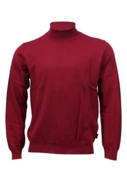 OLYMP Herren Rollkragenpullover Rot