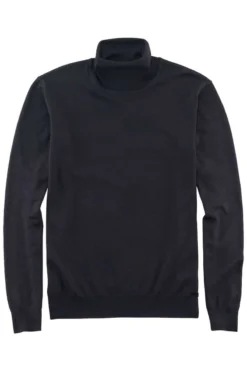 OLYMP Herren Rollkragenpullover Schwarz