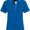 HAKRO 203 Regular Fit Damen Poloshirt Royal/weiss, Zweifarbig