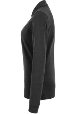 HAKRO 215 Regular Fit Damen Longsleeve Poloshirt Karbongrau, Einfarbig -Ausgewählte Bekleidungsgeschäfte 0215 064 4 800 1200x1200