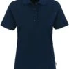 HAKRO 216 Regular Fit Damen Poloshirt Nachtblau, Einfarbig