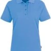 HAKRO 216 Regular Fit Damen Poloshirt Malibublau, Einfarbig