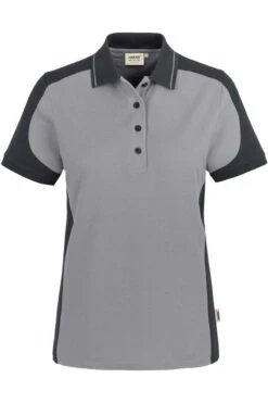 HAKRO 239 Regular Fit Damen Poloshirt Grau/anthrazit, Einfarbig
