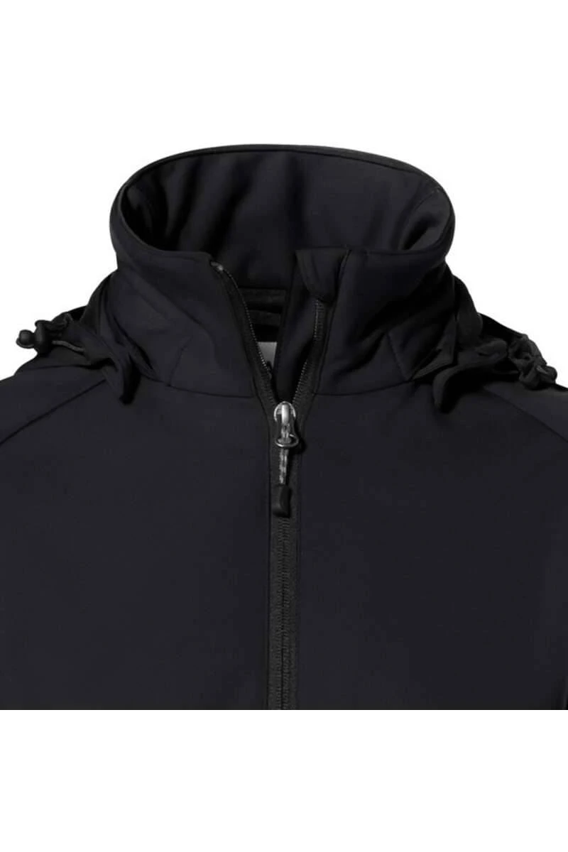 HAKRO 248 Regular Fit Damen SoftshelljackeKapuze (abnehmbar) Schwarz 2 HAKRO 248 Regular Fit Damen SoftshelljackeKapuze (abnehmbar) Schwarz – Bild 2