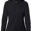 HAKRO 248 Regular Fit Damen SoftshelljackeKapuze (abnehmbar) Schwarz