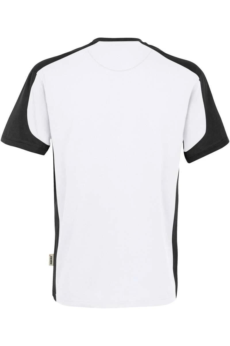 HAKRO 290Comfort Fit T-Shirt Rundhals Weiss/anthrazit,Einfarbig 4 HAKRO 290Comfort Fit T-Shirt Rundhals Weiss/anthrazit,Einfarbig – Bild 4