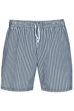 TRIGEMA Comfort Fit Kurze Hose Navy, Gestreift