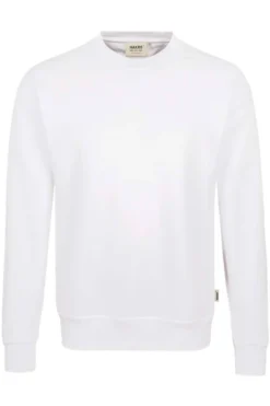 HAKRO 475 Comfort FitSweatshirt Rundhals Weiss