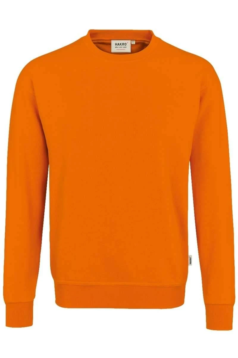 HAKRO 475 Comfort FitSweatshirt Rundhals Orange 1 HAKRO 475 Comfort FitSweatshirt Rundhals Orange