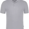 HAKRO Organic Regular Fit Poloshirt Grau, Meliert
