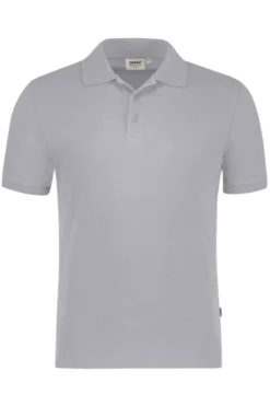 HAKRO Organic Regular Fit Poloshirt Grau, Meliert