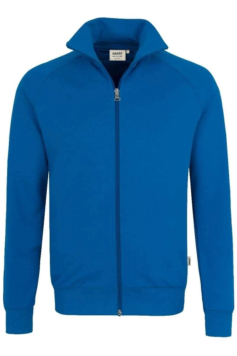 HAKRO 606 Comfort Fit SweatjackeZip Royal 1 HAKRO 606 Comfort Fit SweatjackeZip Royal