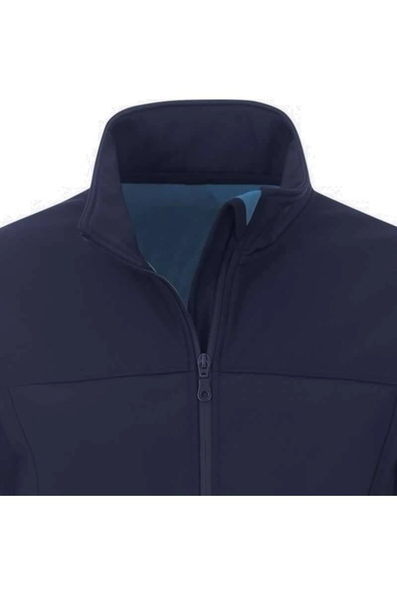 TRIGEMA Comfort Fit Herren SoftshelljackeZip Navy 2 TRIGEMA Comfort Fit Herren SoftshelljackeZip Navy – Bild 2