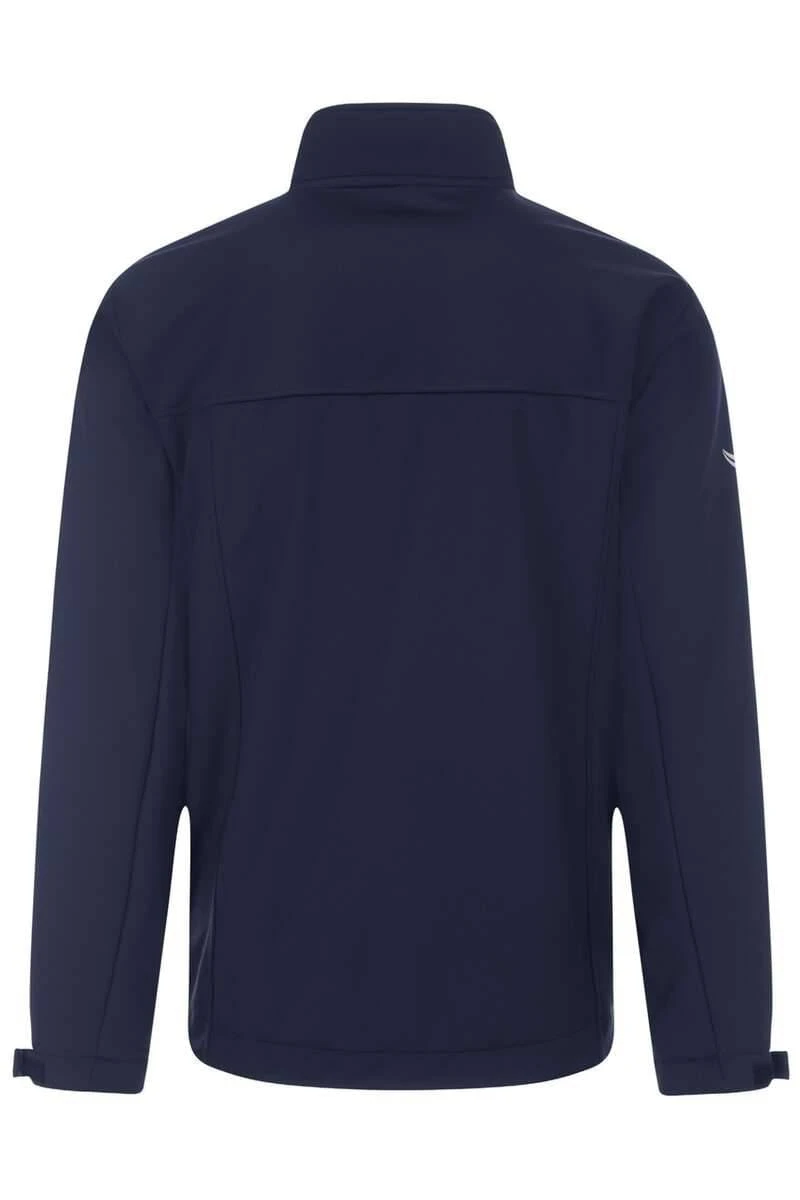 TRIGEMA Comfort Fit Herren SoftshelljackeZip Navy 3 TRIGEMA Comfort Fit Herren SoftshelljackeZip Navy – Bild 3