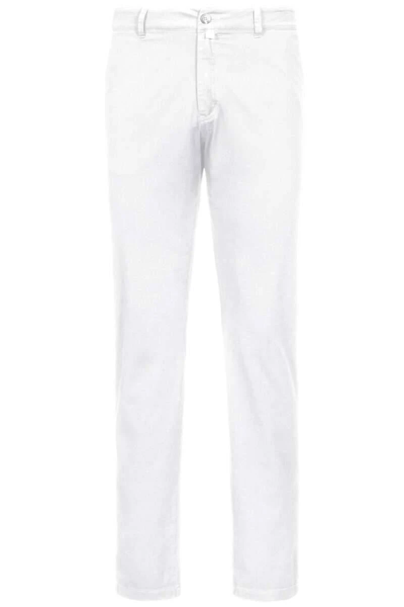 HAKRO Regular Fit Herren Chino Weiss,Einfarbig 1 HAKRO Regular Fit Herren Chino Weiss,Einfarbig