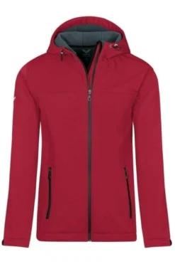 TRIGEMA Comfort Fit Herren SoftshelljackeZip Rubin