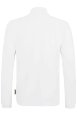 HAKRO 809 Comfort Fit Longsleeve Poloshirt Weiss, Einfarbig -Ausgewählte Bekleidungsgeschäfte 0809 001 3 800 1200x1200