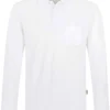 HAKRO 809 Comfort Fit Longsleeve Poloshirt Weiss, Einfarbig