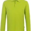 HAKRO 815 Comfort Fit Longsleeve Poloshirt Kiwi, Einfarbig