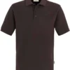 HAKRO 816 Comfort Fit Poloshirt Schokolade, Einfarbig