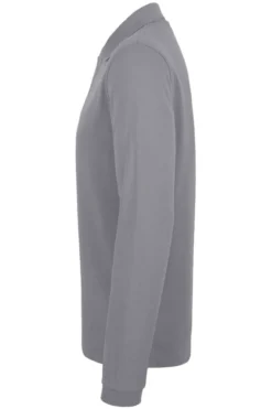 HAKRO 821 Comfort Fit Longsleeve Poloshirt Grau, Einfarbig -Ausgewählte Bekleidungsgeschäfte 0821 043 2 800 1200x1200