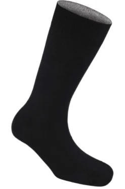 HAKRO Essentials Herren Socken Schwarz, Einfarbig