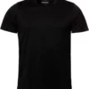 ETON Slim Fit T-Shirt Rundhals Schwarz,Einfarbig