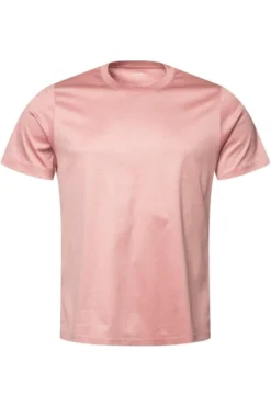 ETON Classic Fit T-Shirt Rundhals Pink,Einfarbig