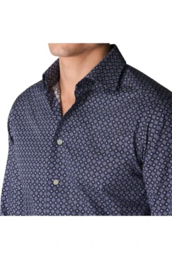 ETON Slim Fit Hemd Violett, Gemustert -Ausgewählte Bekleidungsgeschäfte 1000 03510 25 4 800 1200x1200
