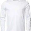ETON Slim Fit T-Shirt Rundhals Weiss,Einfarbig