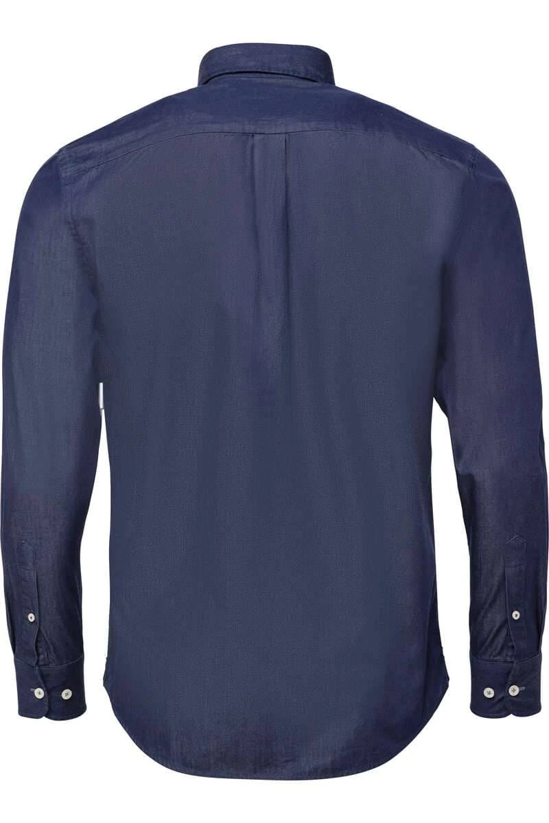 Fynch-Hatton Casual Fit Hemd Navy, Einfarbig 2 Fynch-Hatton Casual Fit Hemd Navy, Einfarbig – Bild 2