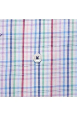 OLYMP Luxor Comfort Fit Hemd Fuchsia, Kariert -Ausgewählte Bekleidungsgeschäfte 1122 12 95 3 800 1200x1200