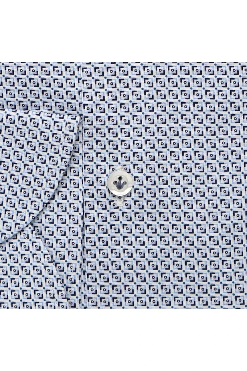 Fakts Slim Fit Hemd Blau, Gemustert 4 Fakts Slim Fit Hemd Blau, Gemustert – Bild 4
