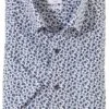 OLYMP Luxor Comfort Fit Hemd Weiss/blau, Blumen