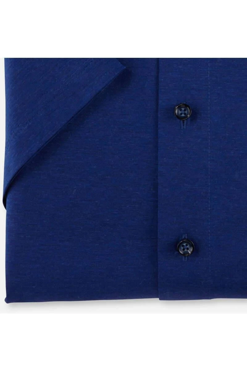 OLYMP Luxor 24/Seven Dynamic Flex Modern Fit Jerseyhemd Dunkelblau, Einfarbig 3 OLYMP Luxor 24/Seven Dynamic Flex Modern Fit Jerseyhemd Dunkelblau, Einfarbig – Bild 3