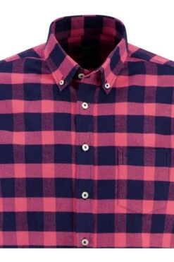 Fynch-Hatton Casual Fit Flanellhemd Pink, Kariert -Ausgewählte Bekleidungsgeschäfte 12107000 7001 2 800 1200x1200