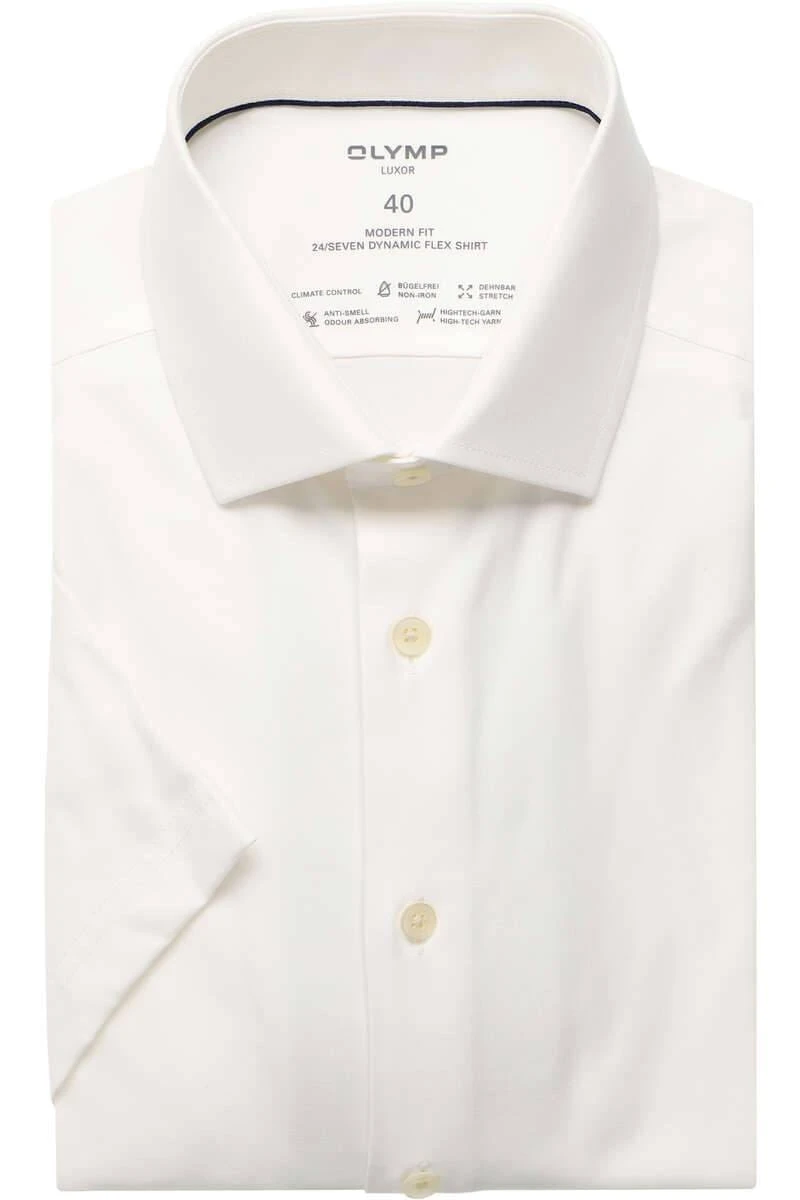 OLYMP Luxor 24/Seven Dynamic Flex Modern Fit Jerseyhemd Hellbeige, Einfarbig 1 OLYMP Luxor 24/Seven Dynamic Flex Modern Fit Jerseyhemd Hellbeige, Einfarbig