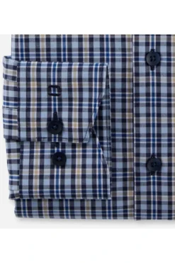 OLYMP Luxor 24/Seven Dynamic Flex Modern Fit Hemd Blau/braun, Kariert 6 OLYMP Luxor 24/Seven Dynamic Flex Modern Fit Hemd Blau/braun, Kariert -Ausgewählte Bekleidungsgeschäfte 1244 34 22 2 800 1200x1200