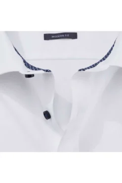 OLYMP Luxor Modern Fit Hemd Weiss, Einfarbig -Ausgewählte Bekleidungsgeschäfte 1249 34 00 3 800 1200x1200