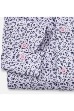OLYMP Luxor Modern Fit Hemd Blau/rose, Paisley 6 OLYMP Luxor Modern Fit Hemd Blau/rose, Paisley -Ausgewählte Bekleidungsgeschäfte 1257 34 30 2 800 1200x1200
