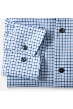 OLYMP Luxor Modern Fit Hemd Bleu, Kariert -Ausgewählte Bekleidungsgeschäfte 1264 24 11 2 800 1200x1200