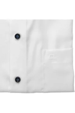 OLYMP Luxor Modern Fit Hemd Weiss, Faux-uni -Ausgewählte Bekleidungsgeschäfte 1282 32 00 4 800 1200x1200