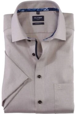 OLYMP Luxor Modern Fit Hemd Natur/weiss, Faux-uni