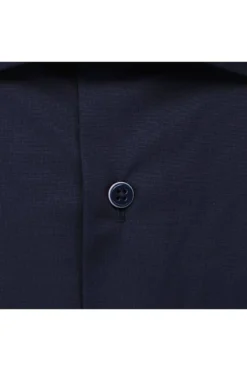 ETERNA Slim Fit Hemd Marine, Einfarbig -Ausgewählte Bekleidungsgeschäfte 1300 F140 19 3 800 1200x1200