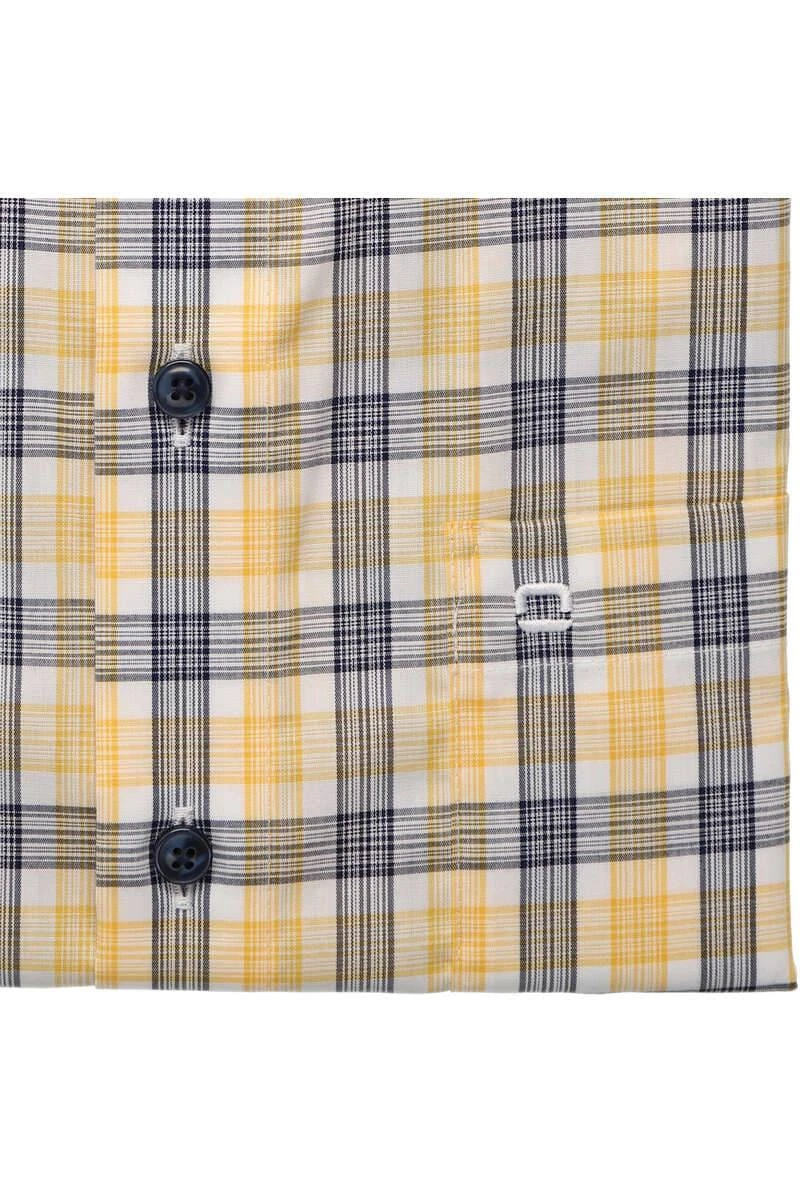 OLYMP Luxor Modern Fit Hemd Blau/gelb, Kariert 5 OLYMP Luxor Modern Fit Hemd Blau/gelb, Kariert – Bild 5