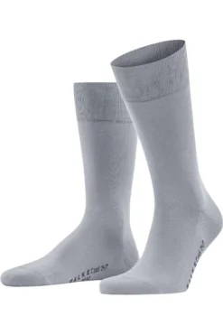 FALKE Cool 24/7 Herren Socken Hellgrau, Einfarbig