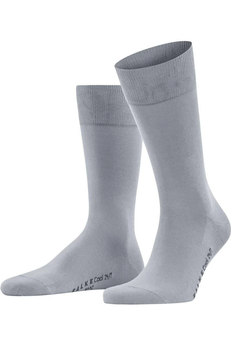 FALKE Cool 24/7 Herren Socken Hellgrau, Einfarbig 1 FALKE Cool 24/7 Herren Socken Hellgrau, Einfarbig